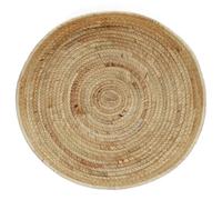 Plateaux ronds en jacinthe d'eau Rex London (x2) Marron 40,0x40,0x7,0 cm