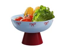 Plateaux Snack - Plateau Légumes avec Égouttoir Intégré | Corbeille de Rangement Créative pour Vacances Camping Salon Cuisine Salle à Manger Pique-nique Décoration de Table Buffet Extérieur