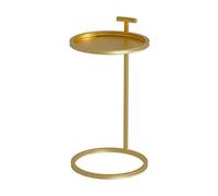 Plateforme de Chevet Table de Chevet intérieure Salon Simple Petite d'appoint canapé Basse d'angle Maison étagère Ronde(C)
