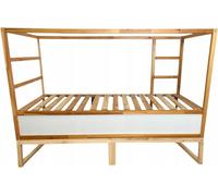 Plateforme de lit IKEA KURA 90 x 200 cm – Extension de base en bois NestUp, pin