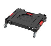 Qbrick System ONE Transport Platform 2.0 Workshop 625 x 503 x 160 mm 120 kg avec roues pivotantes en métal et frein