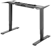 Plateforme de travail assis/debout SpeaKa Professional SP-9414648 Plage daltitude: 62 à 1.28 m (l x H x P) 170 x 62 x 65 cm noir réglable en hauteur