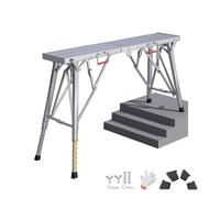 Plateforme de Travail Pliable, Multifonction Plan de Travail,Escabeau Échafaudage Marchepied pour Lavage de Véhicules Peinture Décoration
