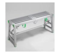 Plateforme de travail pliable portable, tabouret de cheval pliable, échafaudage en acier galvanisé, pour décoration de la maison, articles de levage, peinture murale, peut supporter 200 kg