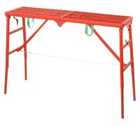 Plateforme de travail pliante - Échafaudage pliable - 150 x 40 cm - Hauteur réglable - Acier inoxydable - Antidérapante - Capacité de charge : 350 kg