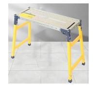 Plateforme de travail portable, tabouret pliable en fer, échafaudage réglable pour usage domestique, peinture murale et tâches de levage, robuste, design compact, rangement facile