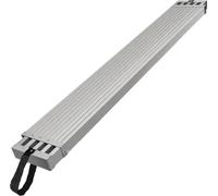 Plateforme de travail télescopique en aluminium, longueur réglable, capacité de charge de 500 lb, surface antidérapante, 6 à 9 pieds