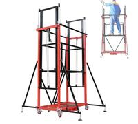 Plateforme d'échafaudage pliable mobile électrique avec télécommande et élévateur élévateur multifonction robuste, plate-forme de travail portable pour la construction industrielle et l'entretien
