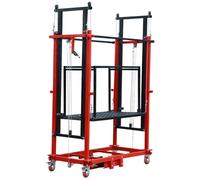 Plateforme élévatrice électrique avec télécommande, élévateur automatique mobile pour travaux en haute altitude, plate-forme de travail durable pour la construction et la décoration, 2 m