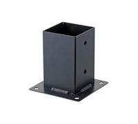 Platine à visser pour poteau bois 90x90 mm - Suki