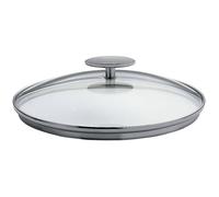 Couvercle ovale en Verre 30 cm Platine