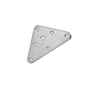 Platine de fixation pour pied de meuble M8, L. 90 x P. 90 x 120 mm