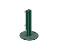 Platine de fixation pour piquet T 35x35mm, acier plastifié [1 pièce]