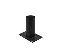 Platine de Fixation pour portillon Nice Gate diamètre 60 mm Noir