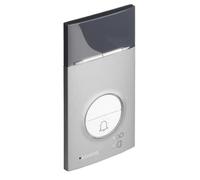 Bticino portier audio LINEA 3000 2-fils, 1-2 boutons d'appel, 1/2 maison familiale, résistant aux intempéries IP54 résistant aux chocs IK10, 343071