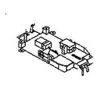 Carte électronique, platine de verouillage Four, cuisinière C00259456 INDESIT