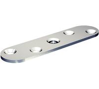 Platine fixation sur chant M10 MANTION - Trou taraudé - 25x100 mm - 0036