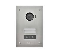Platine JV vidéo, encastrée, avec 2 boutons d'appel pour 2 moniteurs JV1MD - AIPHONE JV2DVF