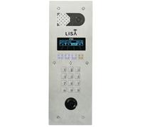 Platine Lisa 2L Inox - Urmet Série D83 DLISA/I