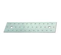 Gust. Alberts Plaque perforée 847241 galvanisé Sendzimir 240 x 60 mm set de 25 pièces