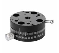 Platine Rotative Manuelle À 360°, Boutons De Réglage De Haute Précision | Platine Coulissante Manuelle Sur Axe R,For Alignement Optique,Atelier,Outil D'observation En Gros Plan,REG25/40/60(REG40)