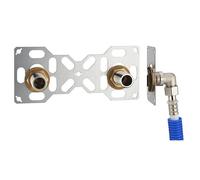 Platine sortie de Cloison double Multicouche à Sertir Ø20 pour douche / baignoire FIXSYSTEM