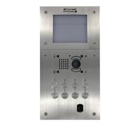 Platines 2Bp Gravés Inox Vidéo + 1250Iv Inclus - COMELIT PIB12VIPTT