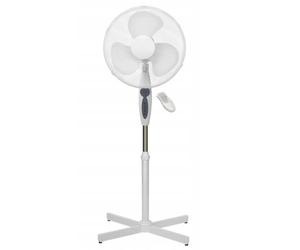 Platinet PRSF16W Ventilateur sur pied haute puissance 40 W avec télécommande Blanc