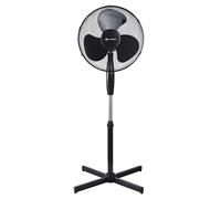 Platinet PSF1616B Ventilateur sur pied haute puissance 40 W avec 3 niveaux de vitesse / fonction Swing Noir