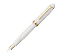 PLATINUM #3776 Century Stylo plume japonais chenonceau blanc EF 0,24-0,28 mm fait main Plume en or 14 carats avec boîte cadeau