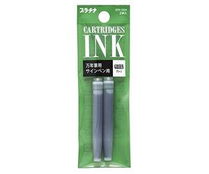 PLATINUM Preppy 4280419 Lot de 2 cartouches de recharge pour stylo plume et marqueur Vert