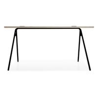 Plato secrétaire / bureau pliable Müller Möbelwerkstätten Noir - Bois stratifié blanc - MUELLER PLATO 100-SW 000-W-150