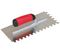 PLATOIR A COLLE INOX 28X12 MONTURE ALU DENTS 10X10MM TALIAPLAST - 440110