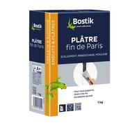 Plâtre fin de Paris - scellement, rebouchage et moulage - 5kg BOSTIK