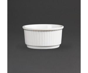 Plats à four empilables Olympia Whiteware 8,5 cm (12 pièces)