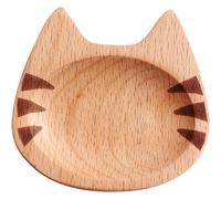 Plats À Sauce En Bois Plateau De Service Motif Chat Mignon Plateaux À Trempette Style Japonais Pour Maison Cuisine Fête Assaisonnement Snack Sushi Fruits Apéritif Dessert Salade Crème Glacée Riz