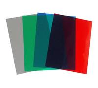 plats de couverture, A4, PVC, 0,2 mm, jaune transparent
