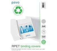 Plats de couverture, A4, rPET, transparent, 0,20 mm