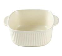 Plats de cuisson pour four, petits plats de cuisson en céramique avec | Mini cocotte carrée de 14 cm pour lasagnes, brownies, desserts et réchauffage, passe au four, au micro-ondes