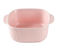 Plats de cuisson pour four, petits plats de cuisson en céramique avec | Mini cocotte carrée de 14 cm pour lasagnes, brownies, desserts et réchauffage, passe au four, au micro-ondes