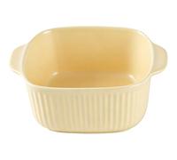 Plats de cuisson pour four, petits plats de cuisson en céramique avec | Mini cocotte carrée de 14 cm pour lasagnes, brownies, desserts et réchauffage, passe au four, au micro-ondes