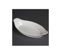 Plats à gratin ovales Olympia Whiteware, blancs, 29 x 16,6 cm (6 pièces)