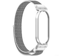 PLAUD Bracelet pour enregistreur vocal AI NOTEPIN - Bracelet réglable compatible avec poignet de 14 à 22 cm, tissu tissé avec cadre en métal (argenté)