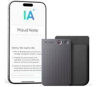 Plaud Note Enregistreur Vocal IA avec Étui, Transcription et Résumé IA | Dictaphone Enregistreur Vocal Numérique IA, Résumé Automatique, Compatible Teams, 112 Langues, pour Réunions et Appels, Noir