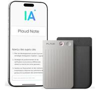 Plaud Note Enregistreur Vocal IA avec Étui, Transcription et Résumé IA | Dictaphone Enregistreur Vocal Numérique IA, Résumé Automatique, Compatible Teams, 112 Langues, Réunions et Appels, Argent