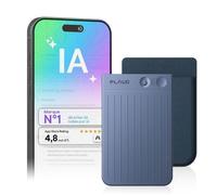 Plaud Note - Enregistreur vocal IA - Transcription et résumé IA, 112 langues - Réunions et appels - 64 Go - Bleu, étui bleu