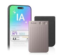 Plaud Note Enregistreur vocal IA - Transcription et résumé IA, 112 langues - Réunions et appels - 64 Go - Starlight, étui noir