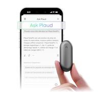 Plaud NotePin Enregistreur Vocal IA Dictaphone Numérique avec Transcription | Dictaphone Enregistreur Audio IA, Résumé IA, Compatible Teams, 112 Langues, Mémoire 64 Go, Idéal pour Réunions Gris
