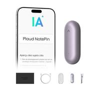 Plaud NotePin Enregistreur Vocal IA - Transcription & Résumé - Contrôle par Application - 112 Langues - 64 Go - Violet