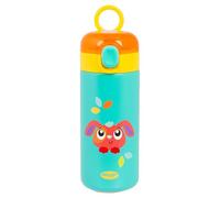 Playgro Penny Tiny Trek Insulated Bottle, gourde Isotherme Enfant Inox 320 ml - Bouteille Paille Anti-Fuite avec Isolation Double Paroi - Gourde Bébé et Enfant Légère et Durable